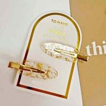 10pcs Gold Hair Clips, Seamless Hair Clips, Bridesmaid Hair Clips, Bridesmaid Gifts, Proposal Gifts, Perfect Seamless Gift - 金子 - 查看 7