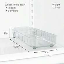 carrito organizador RollOut nevera Caddy 6 pulgadas de ancho - 6 de ancho - Ver 4