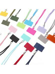 A Hanging Neck Rope Mobile Phone Clip With Anti-Lost Lanyard For Birthday/Easter/Boy/Girlfriend Gift - Multicolor - View 6