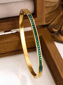 4-In-1 Women's Jewelry Set, 18K Gold Plated Bracelet, Luxury Layered Bracelet, Birthday/New Year/Valentine's Day Gift, Couple/Best Friend Accessories, Multifunctional High-End - Multicolor - View 8