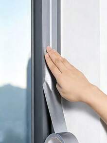 2pcs High Quality Window Draft Stopper - Use High-Viscosity Non-Adhesive Tape To Insulate, Waterproof And Seal Windows, Prevent Air Leaks In Winter And Improve Energy Efficiency - Round - View 4