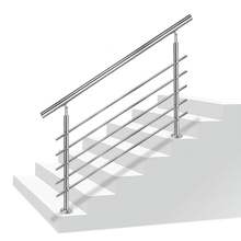 Stair Railing, Stainless Steel Handrail, Balustrade, Balustrade Bars, Terrace Balustrade, Stair Kit - 5 Traverses - View 1