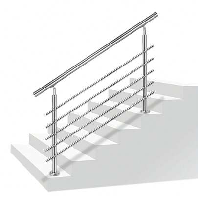Stair Railing, Stainless Steel Handrail, Balustrade, Balustrade Bars, Terrace Balustrade, Stair Kit