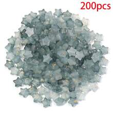 200pcs/Pack Acrylic Translucent Gold-Plated Pentagram Beads - Shiny Smooth Matte Surface Transparent Star Shaped Beads, Suitable For Handmade Crafts, DIY Bracelets, Necklaces, Earrings, Jewelry, New Year Gift Making Materials - Multicolor - View 17