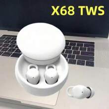 X68 TWS 无线耳机，蓝牙游戏耳机，带麦克风，降噪，Hi-Fi 低音耳机。 - 彩色 - 查看 4