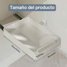 zxxOrganizador de gabinete extrae fio con opelicula adesiva estantes deizantes para despensa Organizador Bao Fadero organizador de caones extense 1 Pieza (Ancura 25)organizador de cocina - como en la foto - Ver 2