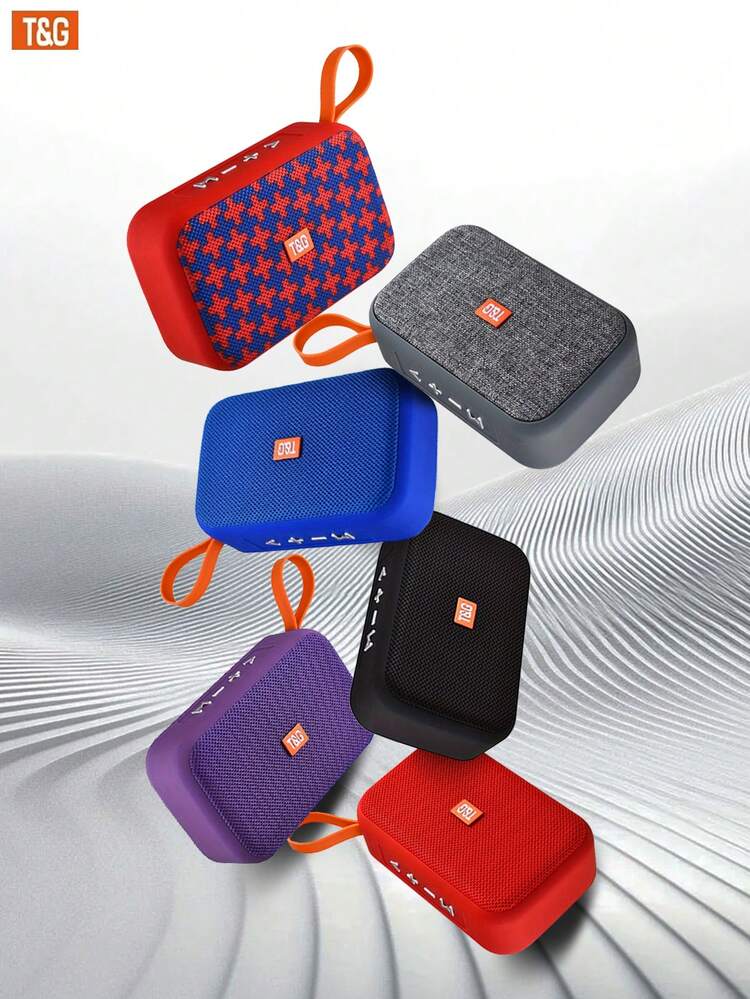 T&G506 便携式迷你无线蓝牙音箱 | 立体声 | 防水 | 户外便携音箱 | 支持TF卡/AUX输入 | 多种颜色可选 | 适用于骑行、露营、海滩派对、送礼 | 高品质礼品之选 | 兼容智能手机 | 500mAh电池 - 均碼 - 查看 2