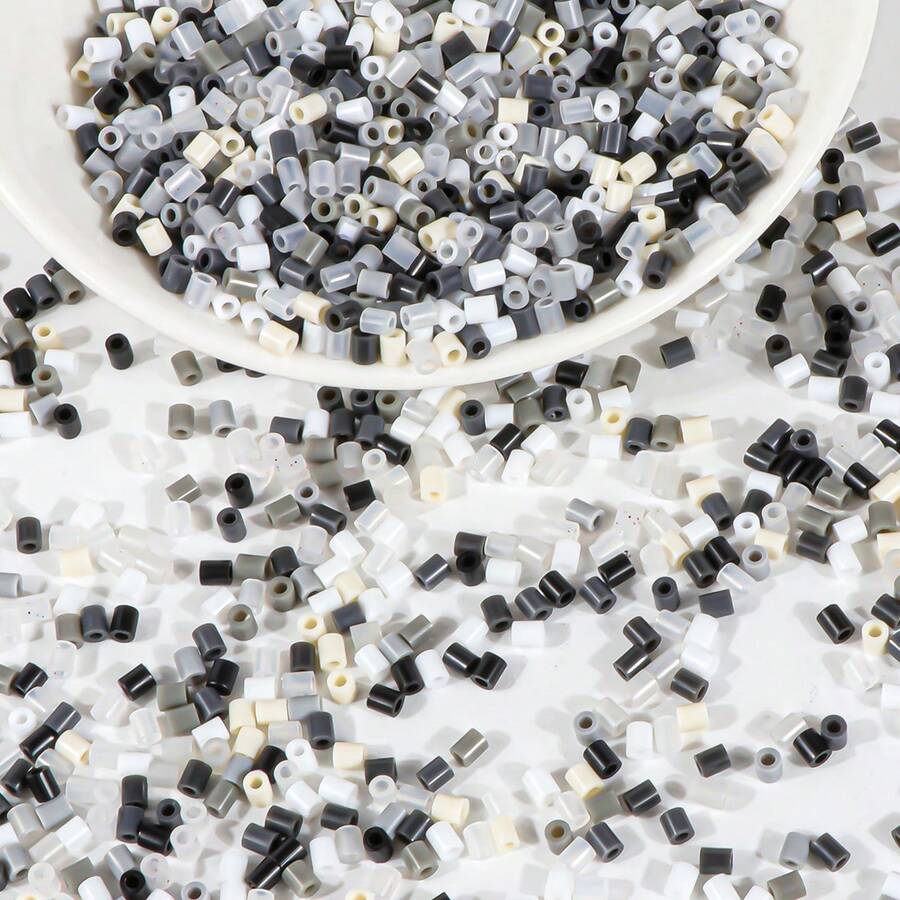 1100pcs 2.6mm Mini Fuse Beads Pixel Art Melting Beads DIY High Quality Handmade Crafts - Beans - View 1