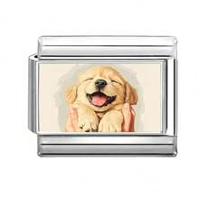 （未组装产品）1 件 DIY 创意饰品配件，卡通猫狗动物元素 DIY 手链项链戒指脚链，时尚精致可爱手工模块化手链 - M292313 - 查看 8