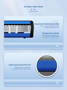 5/8/14/32 st. Delikat manuell rakapparat med 6 blad, vintageporslinsmönster, utbytbara huvuden, inkluderar förvaringslåda, hårborttagningsverktyg för armhålor och ben - Säkerhetsrakhyvel + blad - Visa 11