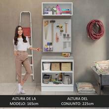 Kit Mueble Para Garaje Multiuso Madesa Agata 80cm BG 01 - Multicolor - Ver 6