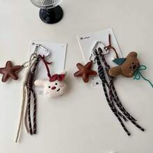 1 Piece New Fashionable Cartoon Cute Animal Keychain Pendant, Bag Ornament, Keychain Charm, Backpack Charm, Small Gift - Multicolor - View 6