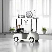 Golf Buggy Decanter Set With Glasses - Blue - View 8