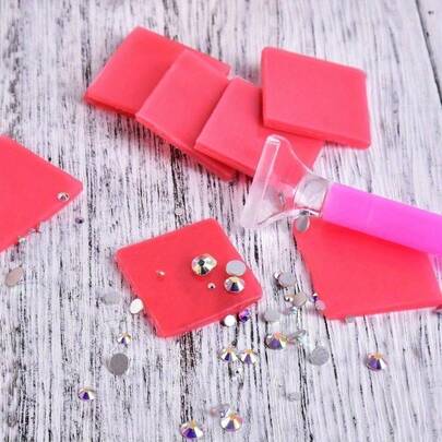 Diamond Painting Wax Pads - 10PC Round Grippers For Crystal Art