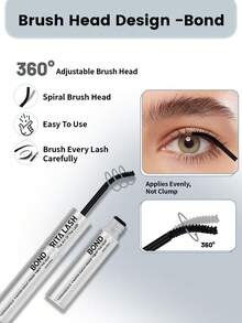 RITALASH Lash Bond Seal 2-IN-1 Power, Strong Hold, Waterproof For Flawless Lashes For Lash Clusters Long-Lasting For Sensitive Eyes Pool-Proof Rainy Day Proof - Black - View 6