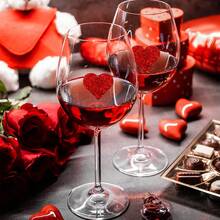 1 Roll/500pcs Pink Heart Stickers, 1 Inch Heart Shaped Paper Labels, Suitable For Valentine's Day, Wedding Anniversary, Invitation Envelopes, Water Bottle Packaging, Cute Stickers (500pcs Per Roll), Valentine's Day - Multicolor - View 7