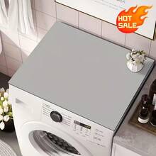 洗衣机和烘干机顶盖，防滑烘干机顶保护垫，采用柔软、透气、耐磨的技术面料制成，保护洗衣机和烘干机的顶部，阻挡灰尘和紫外线，延长电器的使用寿命。 - A - 查看 2