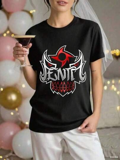 Herr-T-shirts, moderiktiga tryck, casual-T-shirt, Penta Mask. Damtoppar, tryckta skjortor och kortärmade skjortor med tryck. Kort bomullsskjorta med vintagetryck, humoristisk streetwear och en rymlig och bekväm sommartopp. Lös passform, lämplig för dagliga sammankomster. Herr-T-shirt i ren bomull. Enkel styling, visa upp din unika stil. Herrmode, casual-T-shirt med tryck, casual, sommar-T-shirt, bekväma utomhuskläder.