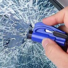 2-In-1 Mini Car Safety Hammer Keychain, Portable Emergency Window Breaker, Vehicle Escape Tool - Window Breaker - View 10