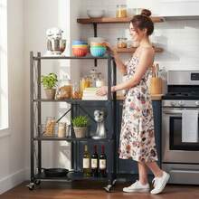 Utility Shelves - 4-layer Folding Shelf - View 2