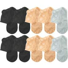 New High-Quality Summer Fashion Women's Thin Anti Slip Mesh Lace Transparent Short Socks - Multicolor - View 18