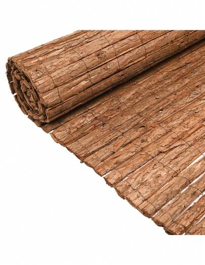 Jardin202 Cerramiento Corteza de Pino Natural | Valla de Pino Alta Resistencia, Ocultacion y Privacidad para Jardin