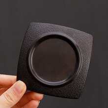 4pcs/Set Chinese Style Round Bamboo Woven Cup Coasters, Handmade Mats, Tea Cup Pads, Premium Tea Ceremony Cup Accessories - Multicolor - View 6