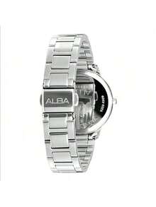 Đồng hồ nữ Seiko ALBA máy quartz, mặt số lấp lánh với viền pha lê, dây đeo bằng thép không gỉ, đồng hồ thanh lịch phù hợp cho tiệc tùng và đeo hàng ngày, món quà hoàn hảo cho ngày Valentine AH7W29X1 - AH7W29X1 - Xem 8