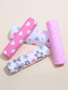 4 chiếc chăn quấn mềm mại cho bé, chăn dễ thương cho trẻ sơ sinh - Nhiều màu - Xem 5