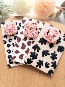 Mini Textur Ton Ausstecher für Schmuckherstellung, Leoparden Muster Ohrringe Ton Ausstecher, Kuh und abstraktes Korallen Polymer Ton Ausstecher für Charm Herstellung, Schmuck Ton Werkzeug - Tonschneider - Übersicht 8