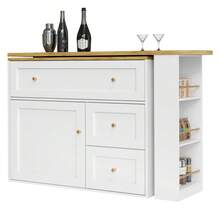 Buffets & Sideboards - White + MDF + Metal - View 7