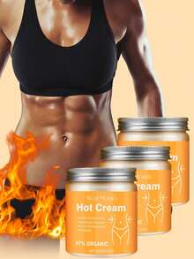100 جرام/3.53 أونصة كريم تدفئة مُحكم، كريم ضغط تدفئة مُقوي - يرطب ويعزز مرونة الذراعين والفخذين والبطن، يحتوي على الجلسرين والزنجبيل للترطيب العميق، مناسب لجميع أنواع البشرة، إنقاص الوزن، العناية بالبشرة، كريم إذابة الدهون، جل خفض دهون البطن، لاستخدام المنزلي والرياضة الخارجية وصالة الألعاب الرياضية والياقة البدنية، مناسب لجميع أنواع البشرة - الكريمي - مشاهدة 7