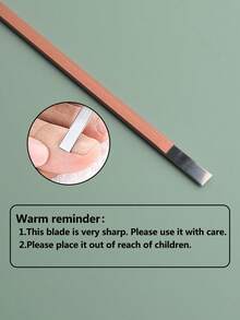 1pc Rose Gold Pedicure Knife For Removing Calluses, Nails And Cuticles - Multicolor - View 4