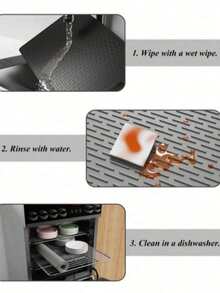 1pc 28"X20" Silicone Stove Top Cover Mat - Heat Resistant Glass Stovetop Burner Cover, Flat RV Cooktop Protector Pad, Extra Large Silicone Dish Drying Mat - Solid Color - View 5