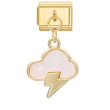 1pc Modular Interlocking Pendant Bracelet DIY, Decorated With Butterfly, Heart, Flower, Zodiac Elements, Suitable As Party Gift For Friends/Couples, Applicable For Christmas, New Year, Halloween, Valentine's Day, Charming Design, Stainless Steel Jewelry, Local , Practical & Fashionable, Christmas & Halloween Essential, Autumn Tone, Christmas Style - M291413 M291415 - View 11