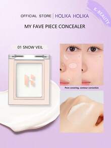 HOLIKA HOLIKA MY FAVE PIECE CONCEALER ,01All-In-One Stick For Effortless Coverage. Enjoy Full, Buildable Pigmentation That Blends Easily For A Natural-Looking Finish. The Large Size Is Perfect For All Skin Tones. 2g/0.07 Oz. - 01 SNOW VEIL - 查看 1