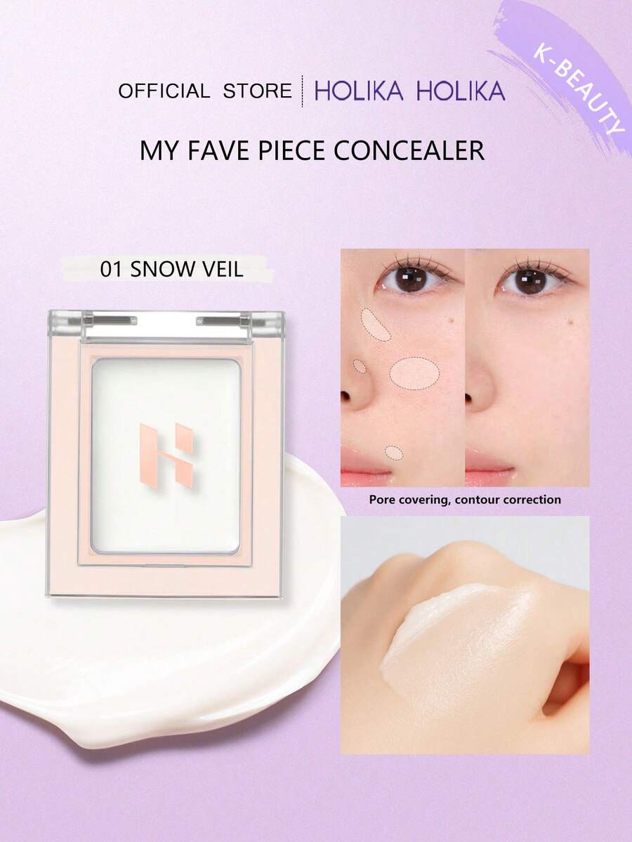 HOLIKA HOLIKA MY FAVE PIECE CONCEALER ,01All-In-One Stick For Effortless Coverage. Enjoy Full, Buildable Pigmentation That Blends Easily For A Natural-Looking Finish. The Large Size Is Perfect For All Skin Tones. 2g/0.07 Oz. - 01 SNOW VEIL - 查看 1