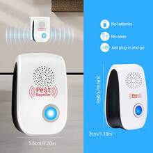 4pcs-Upgraded Rodent Repellent, Soundwave Technology Repellent, Indoor Rodent Repellent, Automatic Frequency Conversion Repellent, Electronic Plug Repellent, Suitable For Home And Office, Kitchen And Warehouse - US A Type Plug(110-127V) - View 8