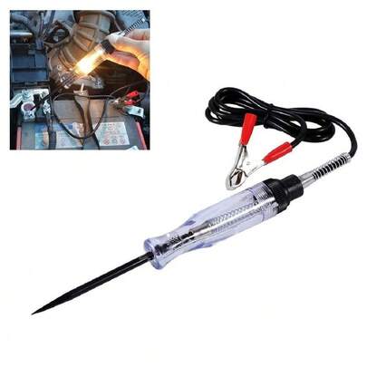 OISE ART STORE Tester Di Continuità Di Tensione Corrente 6v 12v 24v Indicatore A Morsa Per Auto -