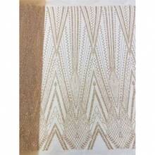 African Sequins Lace Fabric 2026 High Quality Lace Embroidery French Nigerian Beaded Mesh Fabric For Women Wedding Party Dress Sewing Material - A - View 9