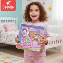 Kit Fantasia Fada Colorida C/ Asas Vestido Tranças e Varinha Magica C/ Som e Luz - Castela - Multicolorido - Visão 10