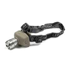 Linterna Frontal LED XPE, 150 Lúmenes, Zoom Ajustable, Impermeable, Funciona con Pilas AAA(No Incluidas), para Acampada, Pesca Nocturna y Deportes al Aire Libre - Verde Oliva - Ver 7