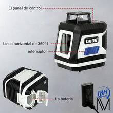 Nivel Láser Autonivelante 5 Líneas Nivelador Con Trípode - Tipo de Enchufe A USA (110-127V) - Ver 6
