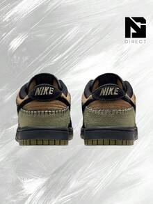 Nike Dunk Low Retro Camo Olive– Men's Lifestyle Sneakers – Shoes For Man -Vintage-Spring & Summer-Inspired Running Shoes, Shock-Absorbing Comfort, Gym To Streetwear Casual Wear-Easter Gift–HV4452 300 - Brown Kelp/Black/Medium Olive - 查看 4