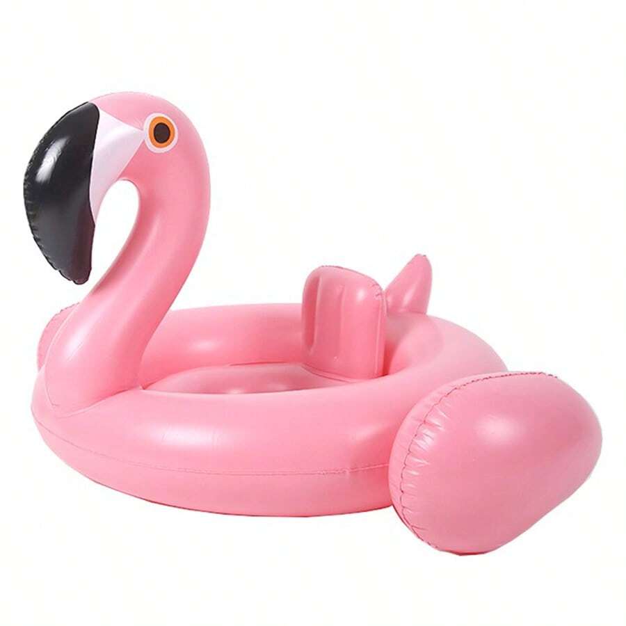 Phao bơi hình chim hồng hạc bơm hơi cho bé, vòng phao bơi ngoài trời cho hồ bơi, phao bơi cho trẻ em và trẻ nhỏ, đồ chơi bơi lội cho hồ bơi, hồ, bãi biển, tiệc tùng. - Hồng - Xem 1