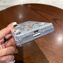 For Samsung Galaxy Z Fold 6 Case | Colorful Toy Animal Print Pattern | Transparent Crystal Clear Slim Hard PC Shockproof Anti-Scratch Full Protective Cover For Z Fold 3 4 5 6 7 Fold Case - Clear - View 6