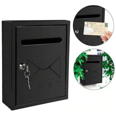 Buzón Hogar Cartas Correo Decoracion Exterior Casa Y 2 Llave