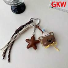 1 Piece New Fashionable Cartoon Cute Animal Keychain Pendant, Bag Ornament, Keychain Charm, Backpack Charm, Small Gift - Multicolor - View 13