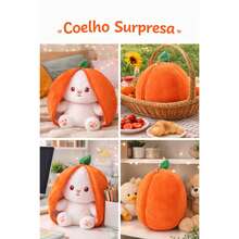 Surprise Plush Rabbit Carrot Easter Bunny Children's Toy Decorative Plush Toy - 橘色 - 查看 7