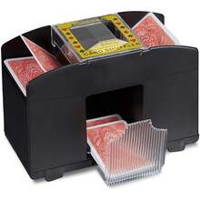 OISE ART STORE Mescolatore Di Carte Elettronico Con Beat Per Ramino Poker Solo Carte Standard - - Multicolore - Visualizzare 2